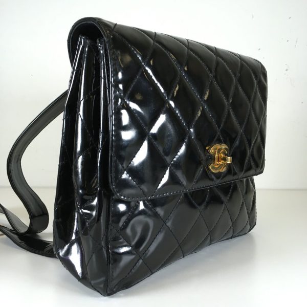 Chanel Vintage Patent Backpack Fashion