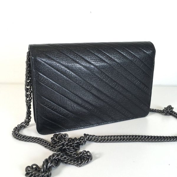 Balenciaga B So Black Wallet on Chain (WOC) on Sale