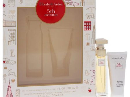 5th Ave Women Gift Set - 1 oz Eau De Parfum Spray + 1.7 oz Body Lotion For Cheap