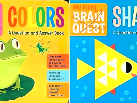 My First Brain Quest Two Book Set (Colors Shapes) For Cheap