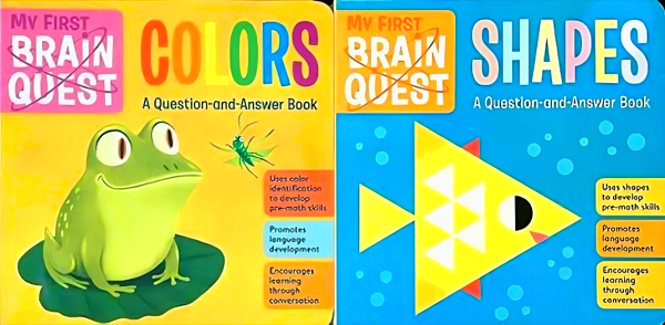 My First Brain Quest Two Book Set (Colors Shapes) For Cheap